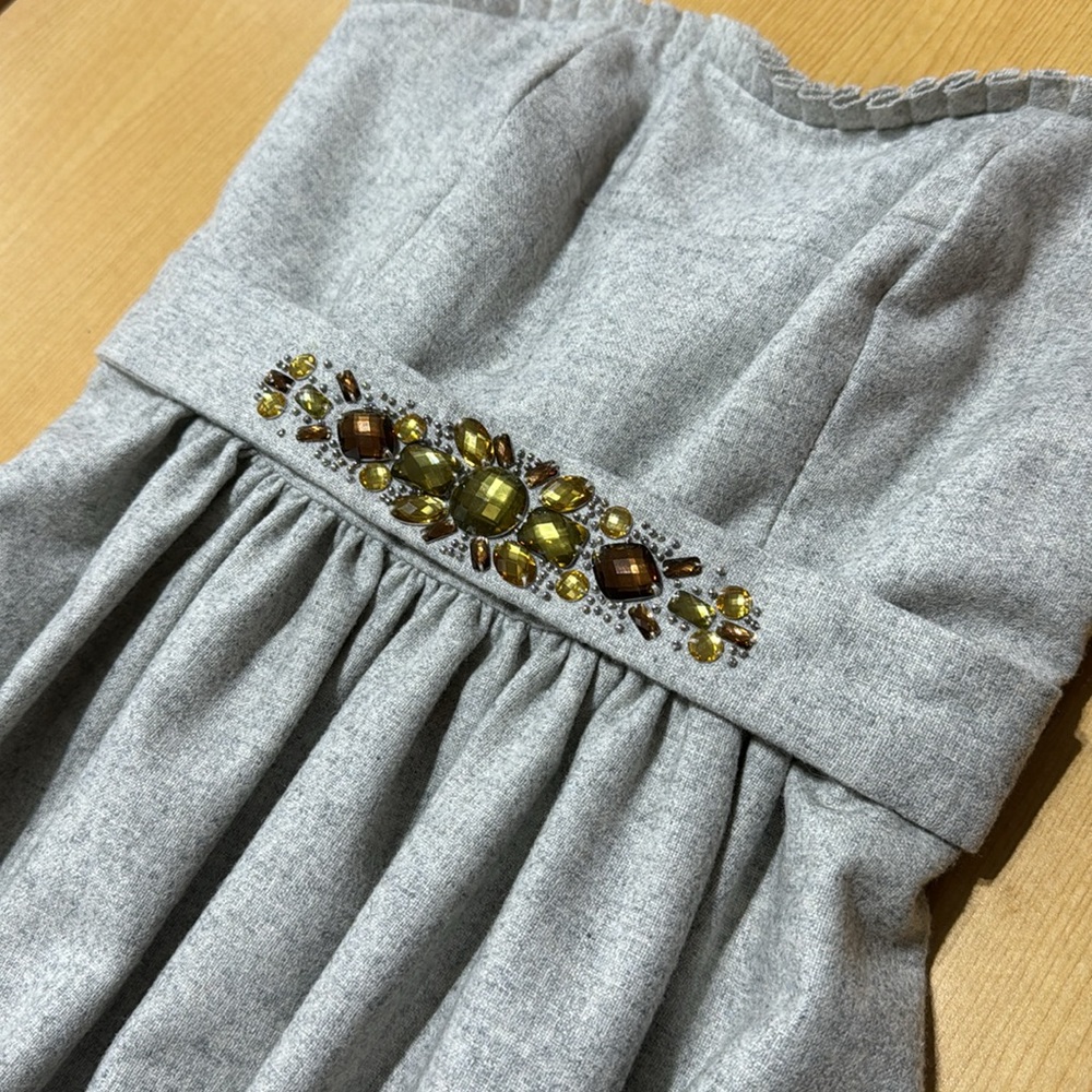 #23. Banana Republic Wool Strapless Dress Size 4 Petite